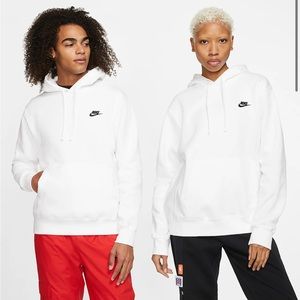 white nike hoodie